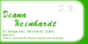 diana weinhardt business card